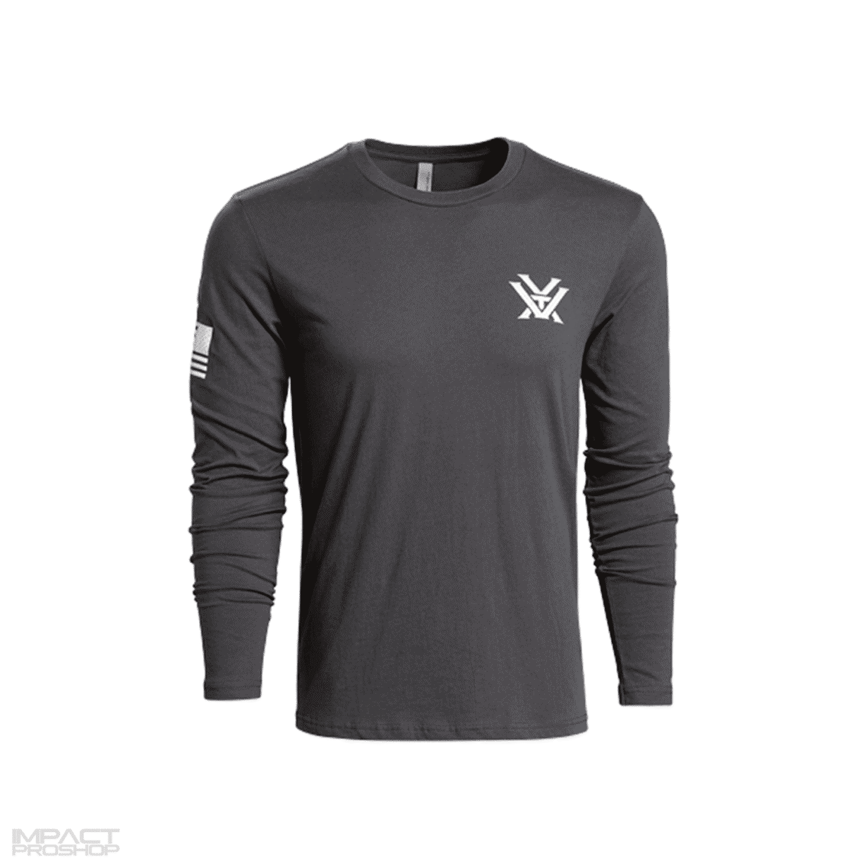 Mens Grey Patriot Long Sleeve
