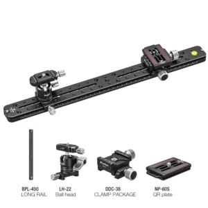 Binocular range finder rail kit