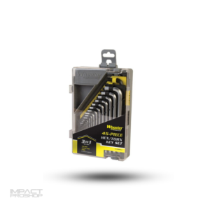 Wheeler 45 Piece SAE/Metric Hex and Torx Key Set