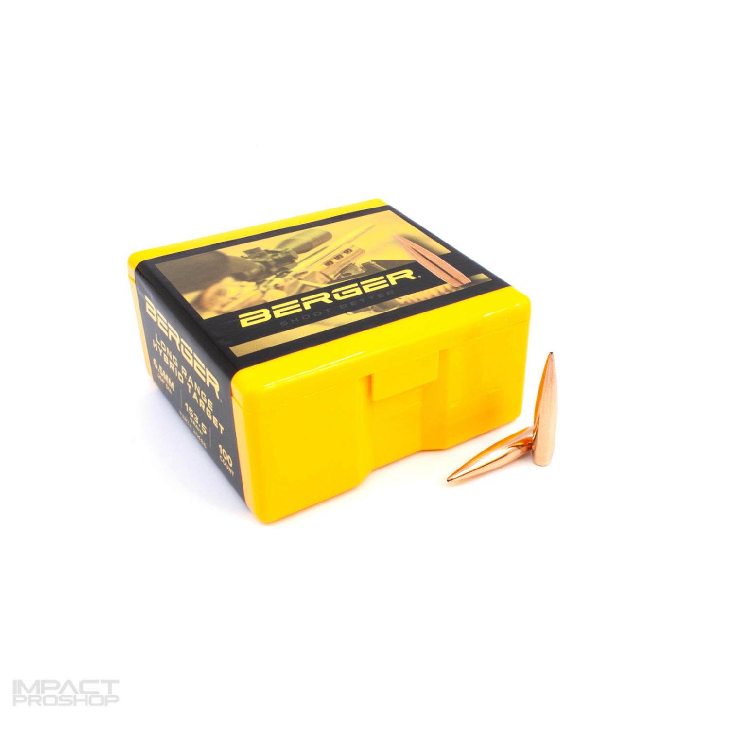 Berger 6.5mm 153.5 GR LR Hybrid Target (100)