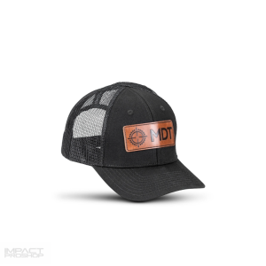 MDT Black & Leather Tactical Snapback Cap